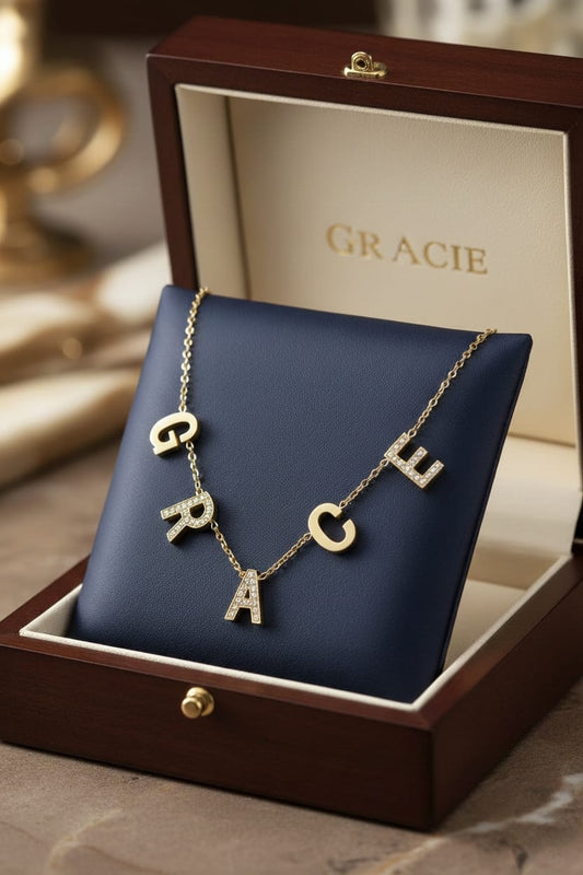 Alphabets Necklace Luxe
