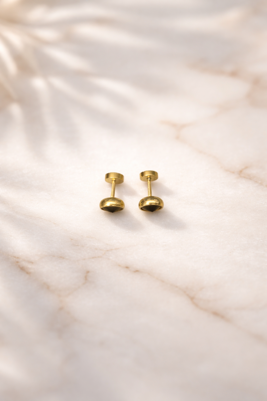 Black & Gold Studs