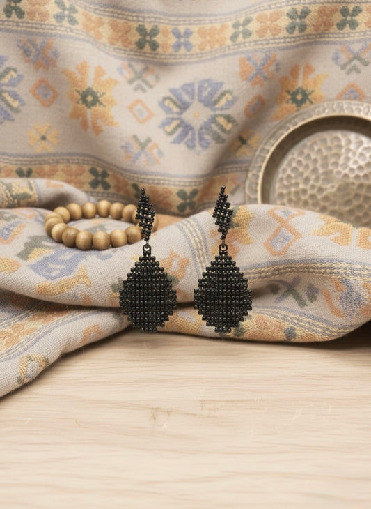 Black Prism Earring