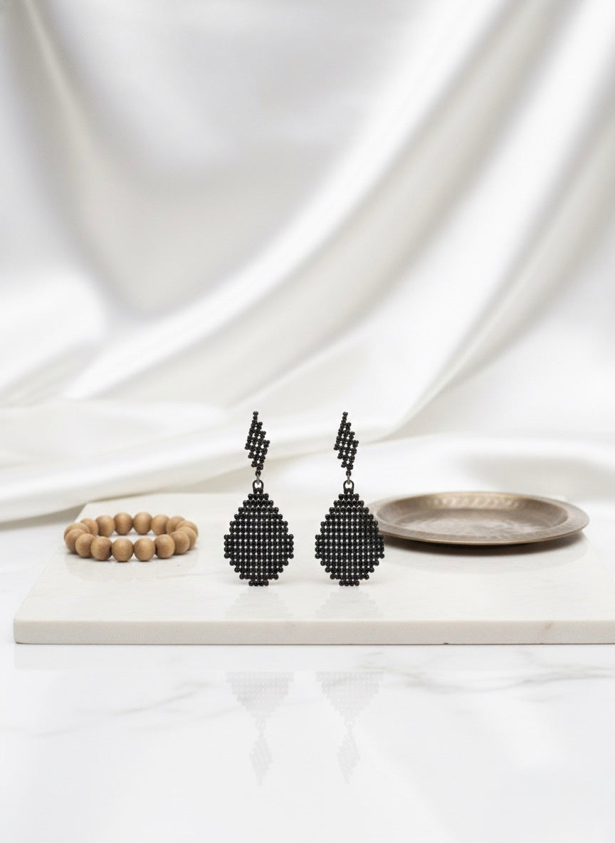 Black Prism Earring