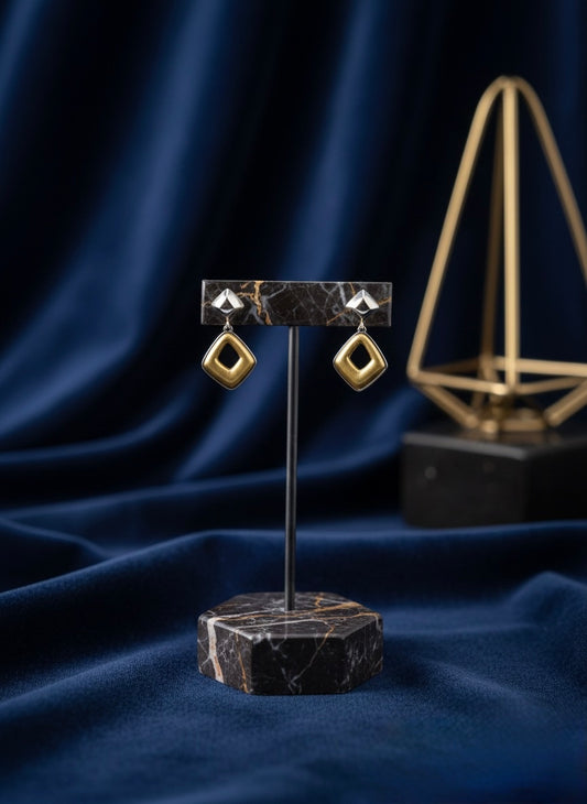 Geo Chic Dangle Earring