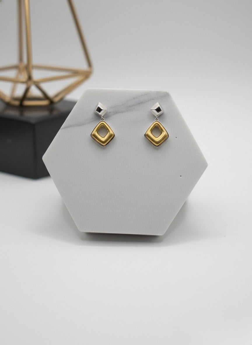 Geo Chic Dangle Earring
