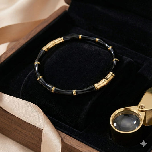 Gilded Bamboo Bangle