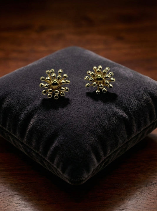 Golden Bloom Stud Earring