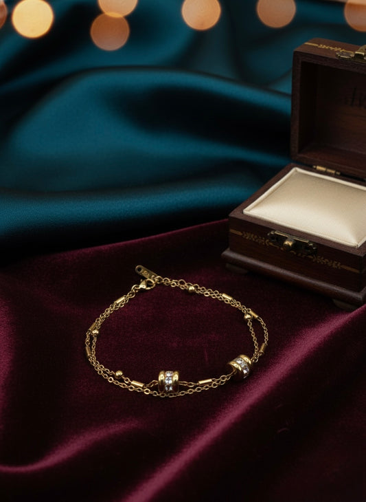 Golden Orbit Bracelet