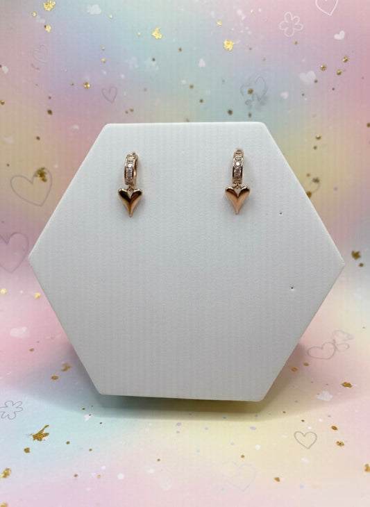 Heart Drop Earring