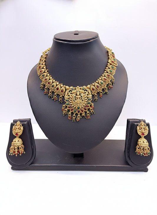 Lakshmi Temple Necklace Setts