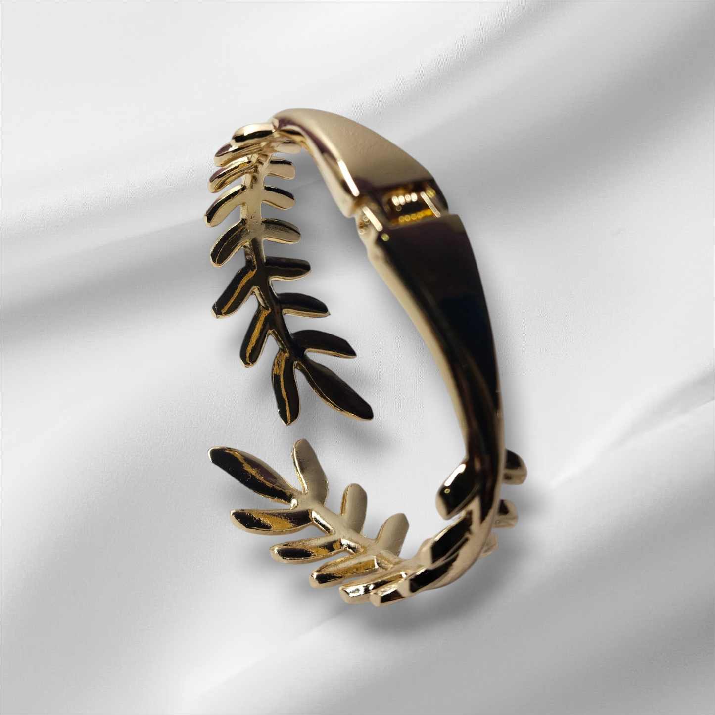 Leaf Bangle Bracelet