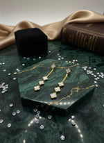 Luxe Clover Drop Earring