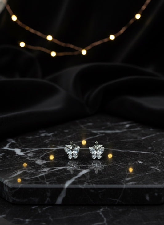 Mini Luxe Butterfly Stud Earring