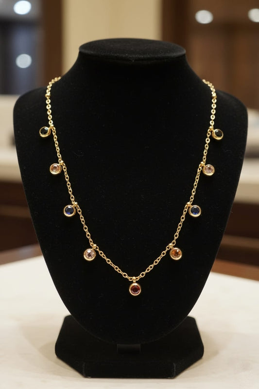 Multi colour Beats Necklace