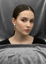 Opulent Oval Dangle Earring