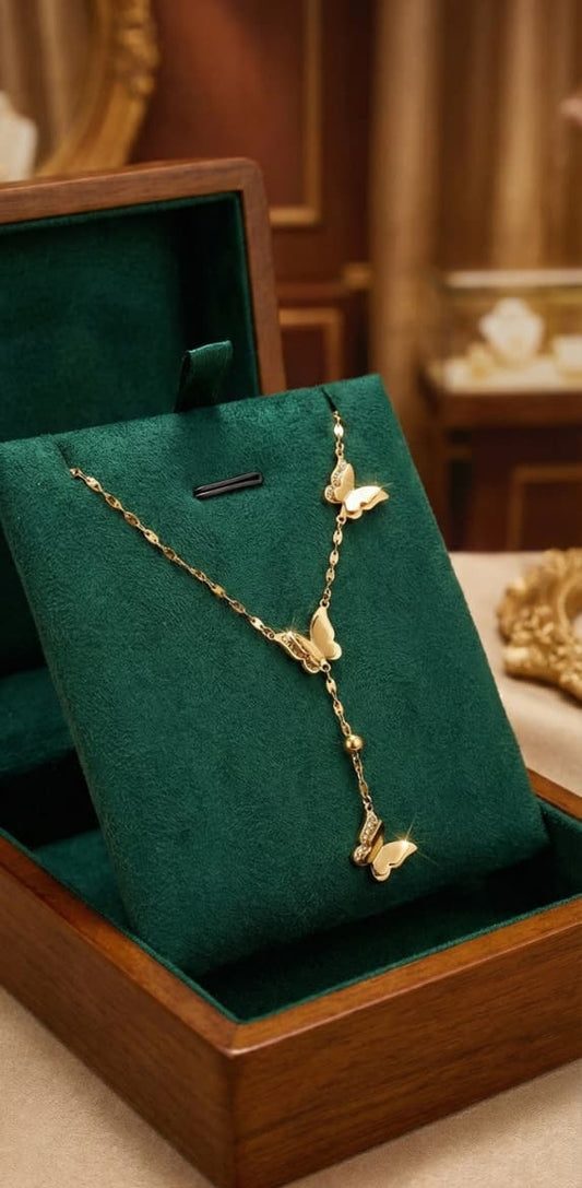 Pearl Butterfly Necklace