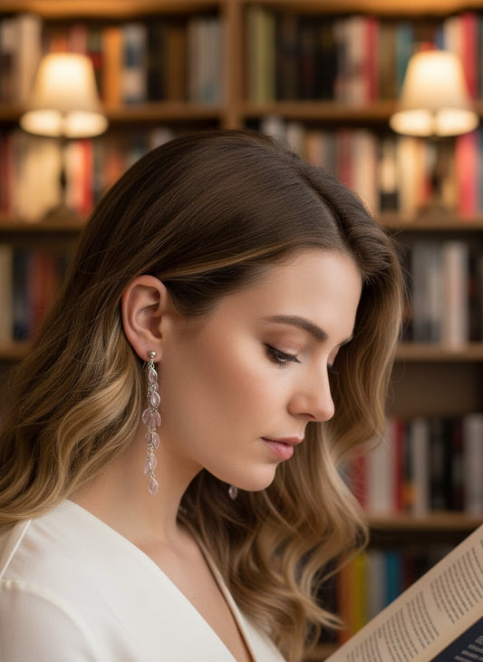 Pink Petal Earring