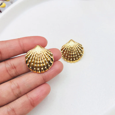 Seashell Studs