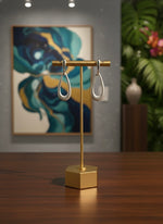 Silver Dew Drop Earring