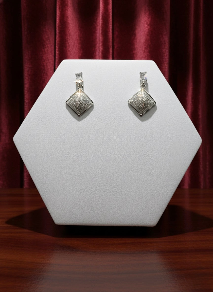 Sparkle Box Drops Earring