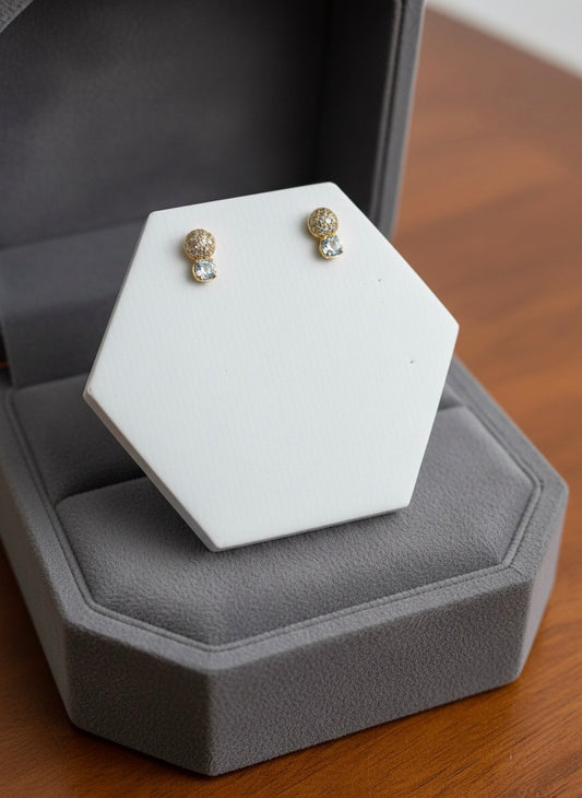 Stone Stud Earring