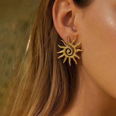 Sun Earing (Gold)