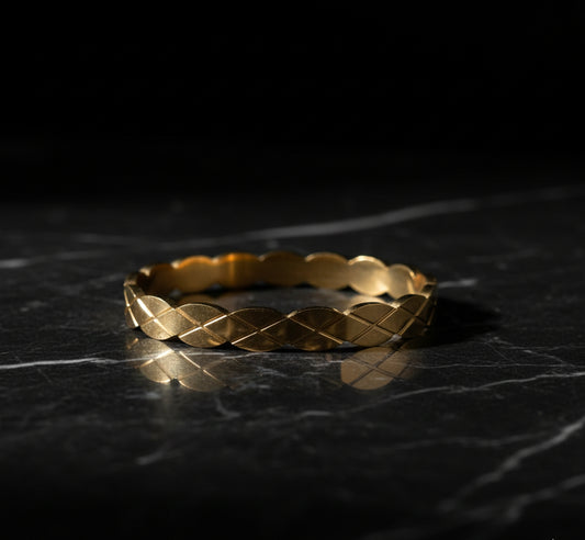 The Gilded Lattice Cuff