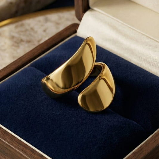 The Golden Coil Ring