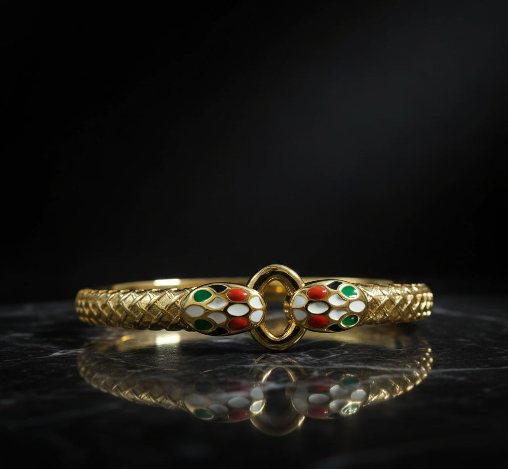 The Snake Viper Cuff Anti Tarnish