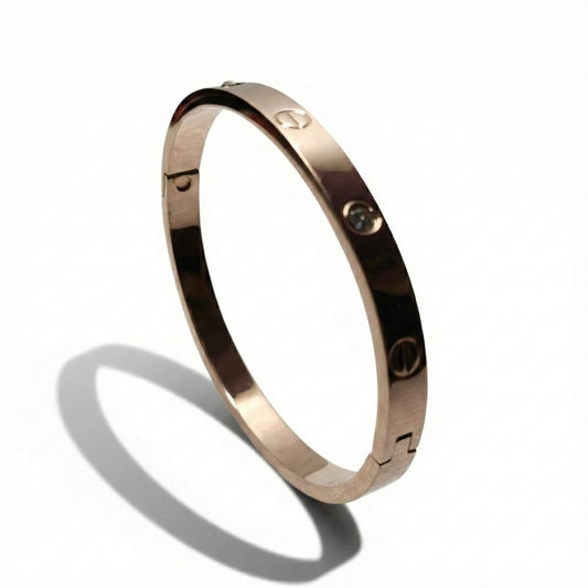 Thin size openable Kada Rose Gold