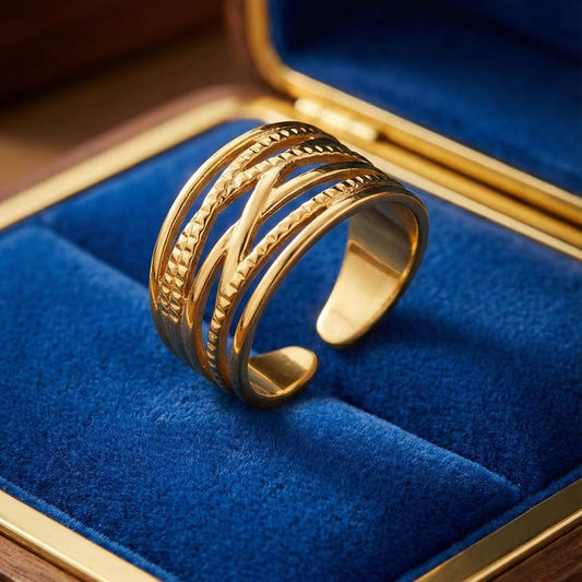 Twist Cross Ring