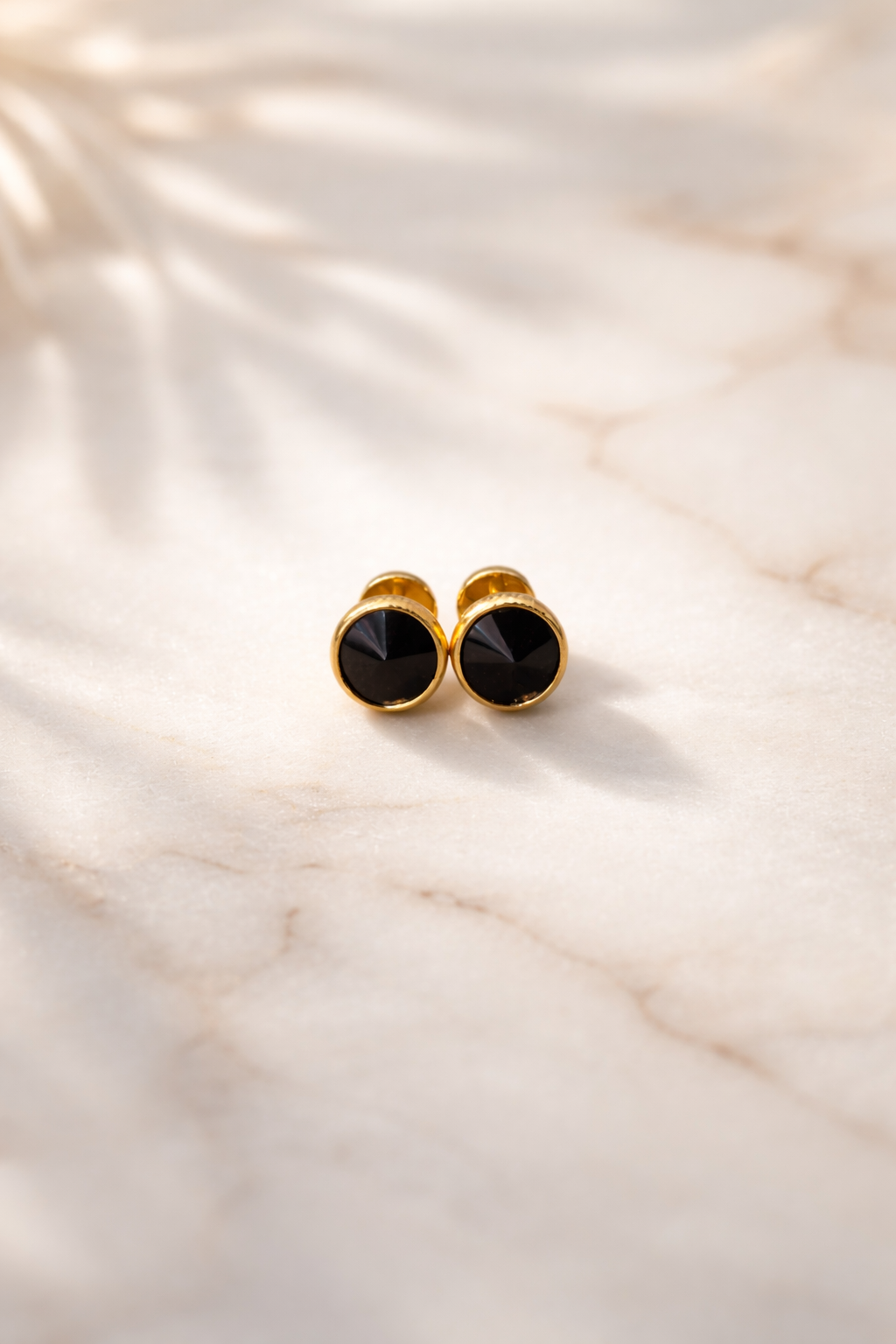 Black & Gold Studs