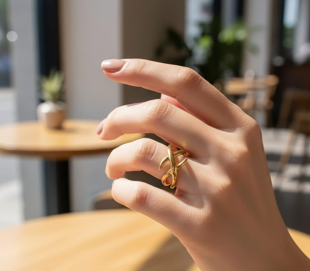 Cross Wiev Ring