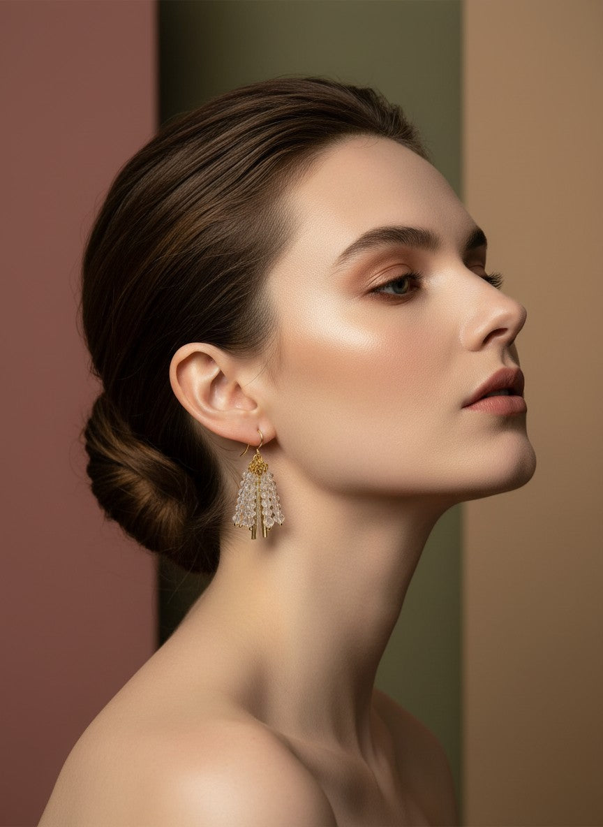 Crystal Cascade Earring