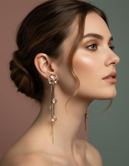 Flora Stream Dangles Earring