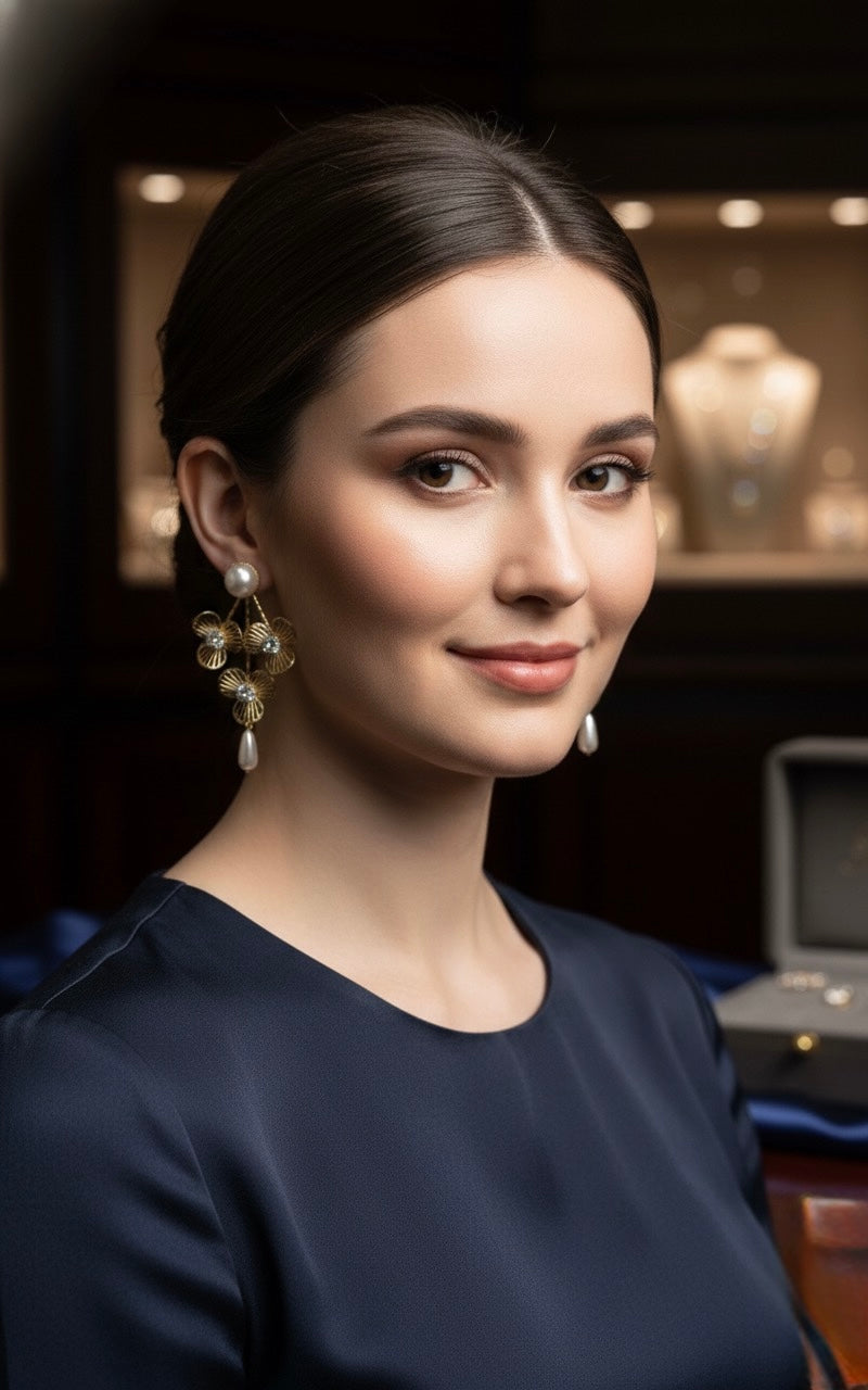 Floral Garden Earring