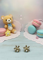 Glided Bloom Stud Earring