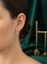 Glow Loop Stud Earring