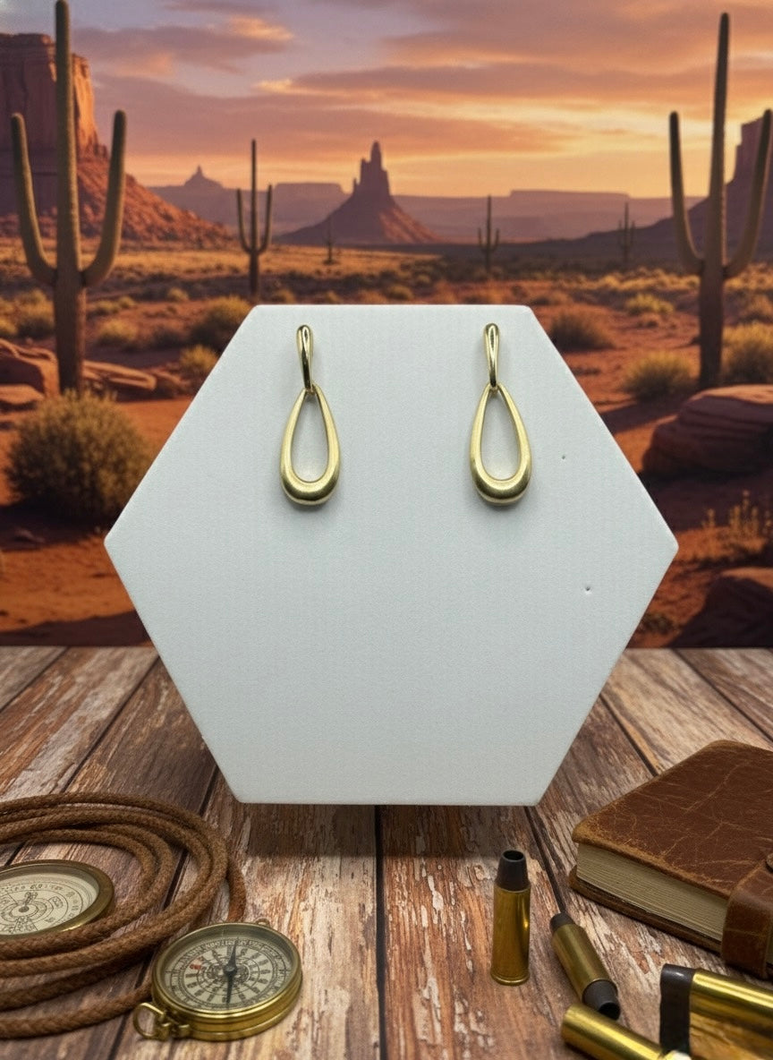 Golden Dew Drop Earring
