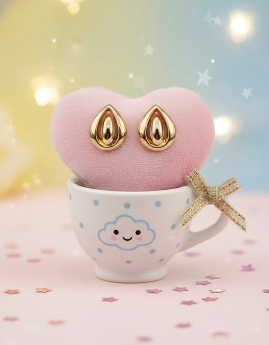 Golden Dew Stud Earring