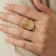Golden Ripple RIng