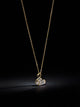 Golden Swan Pendant Necklace