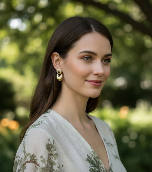 Halo Drops Earring