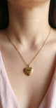 heart tag necklace