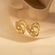 Interlocking Double Oval Studs