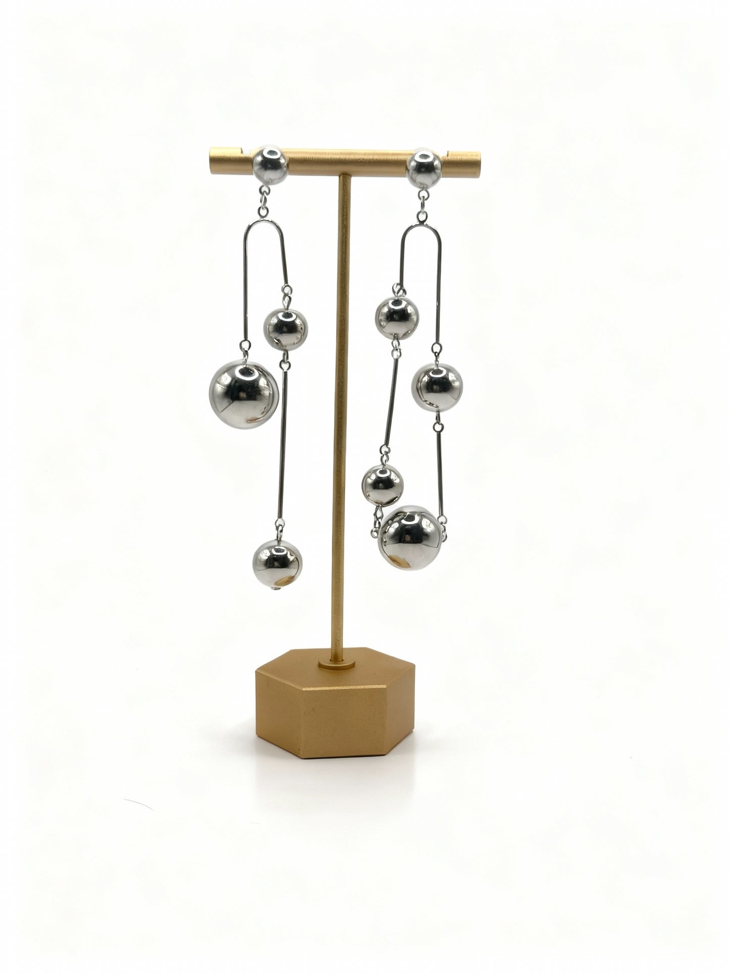 Korean Style Orbital Danglers Earring