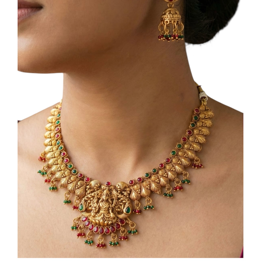 Laxmi Temple Necklace Setts