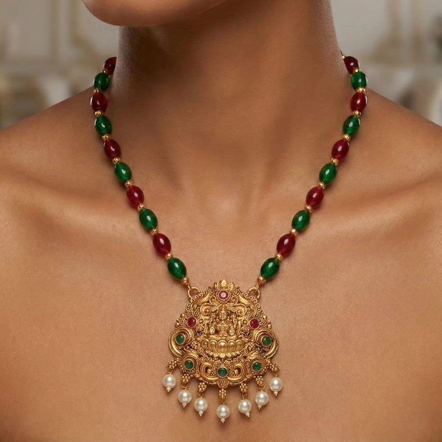 Laxmi Temple Necklace