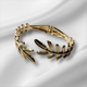 Leaf Bangle Bracelet