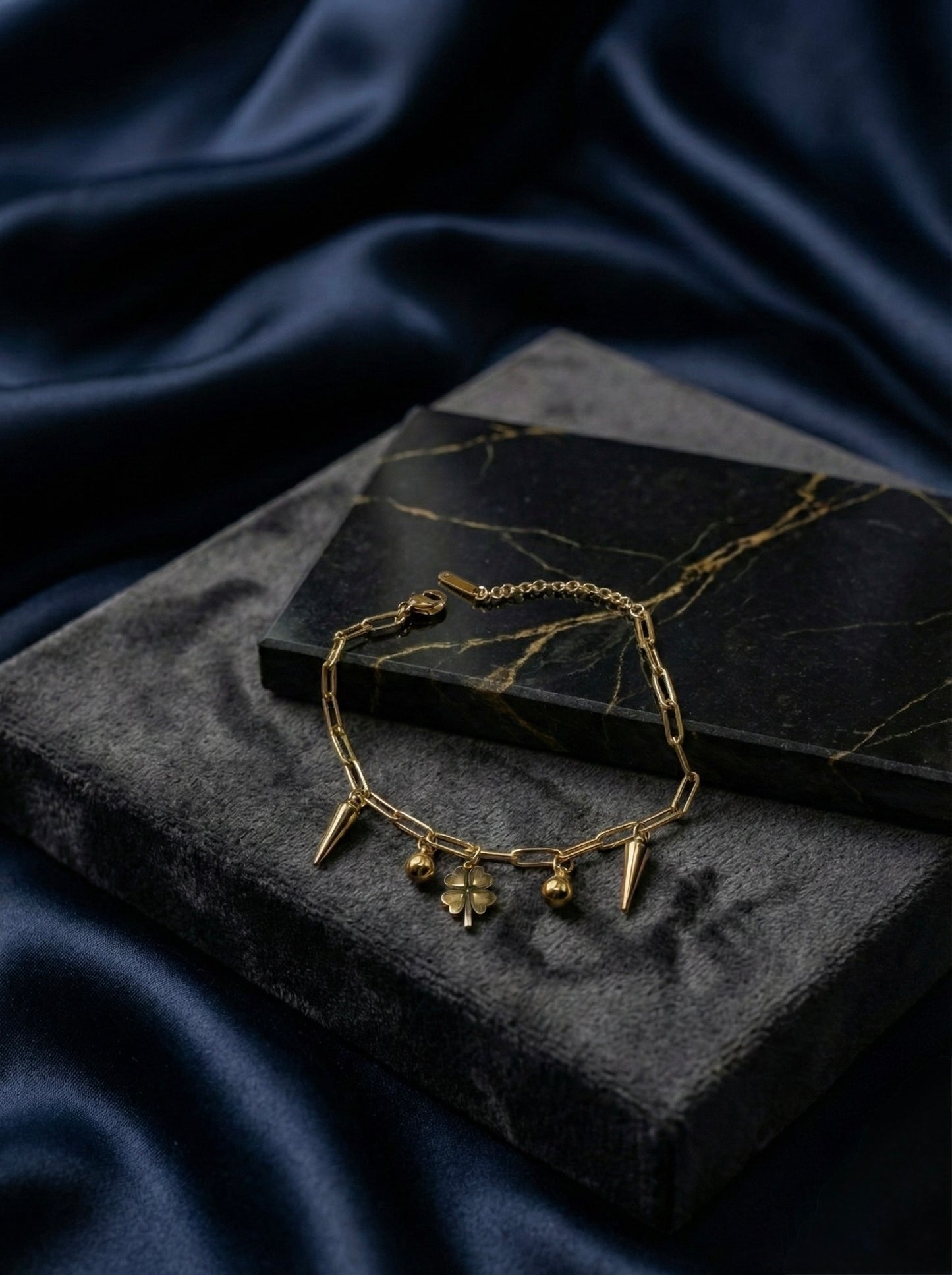 Lucky Spike Charm Bracelet