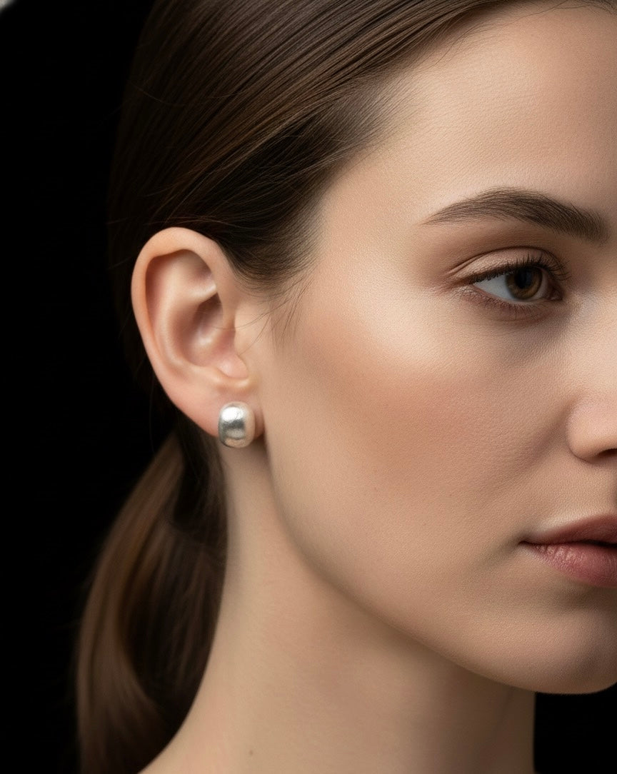 Luna Pebble Stud Earring
