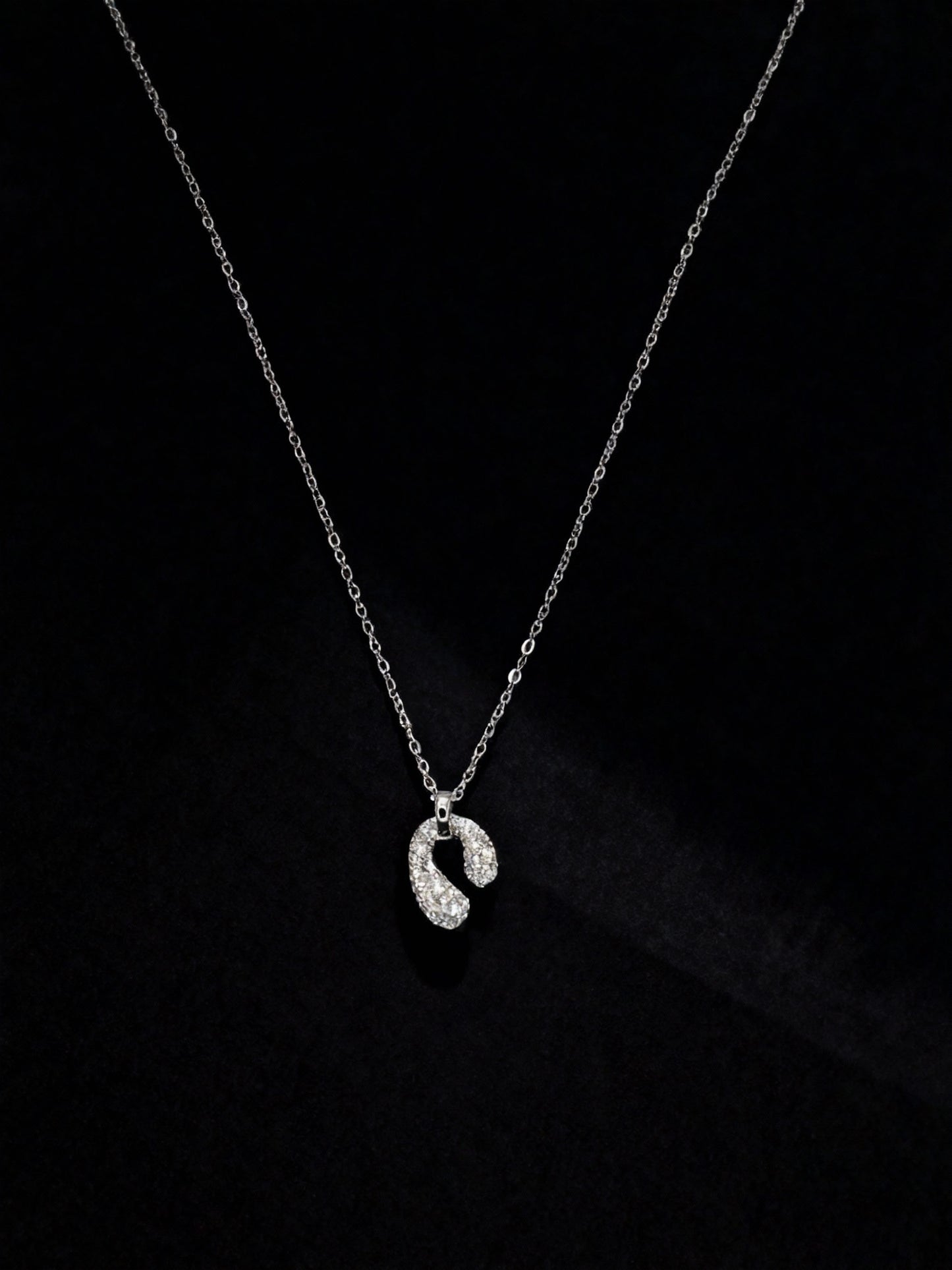 Lunar Sparkle Pendant Necklace
