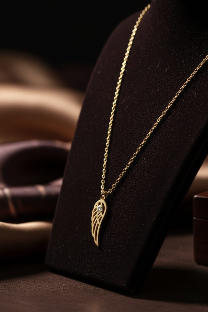 Mini Angel Wing Necklace